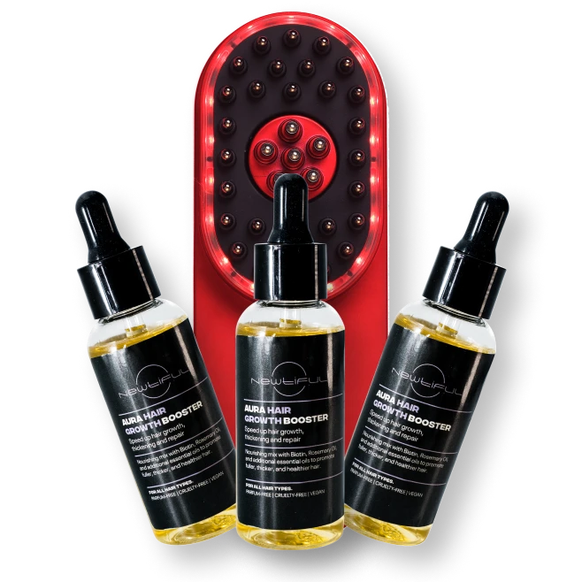 Kit UltraGrow - HairPod™ + 3x élixir capillaire suralimentant