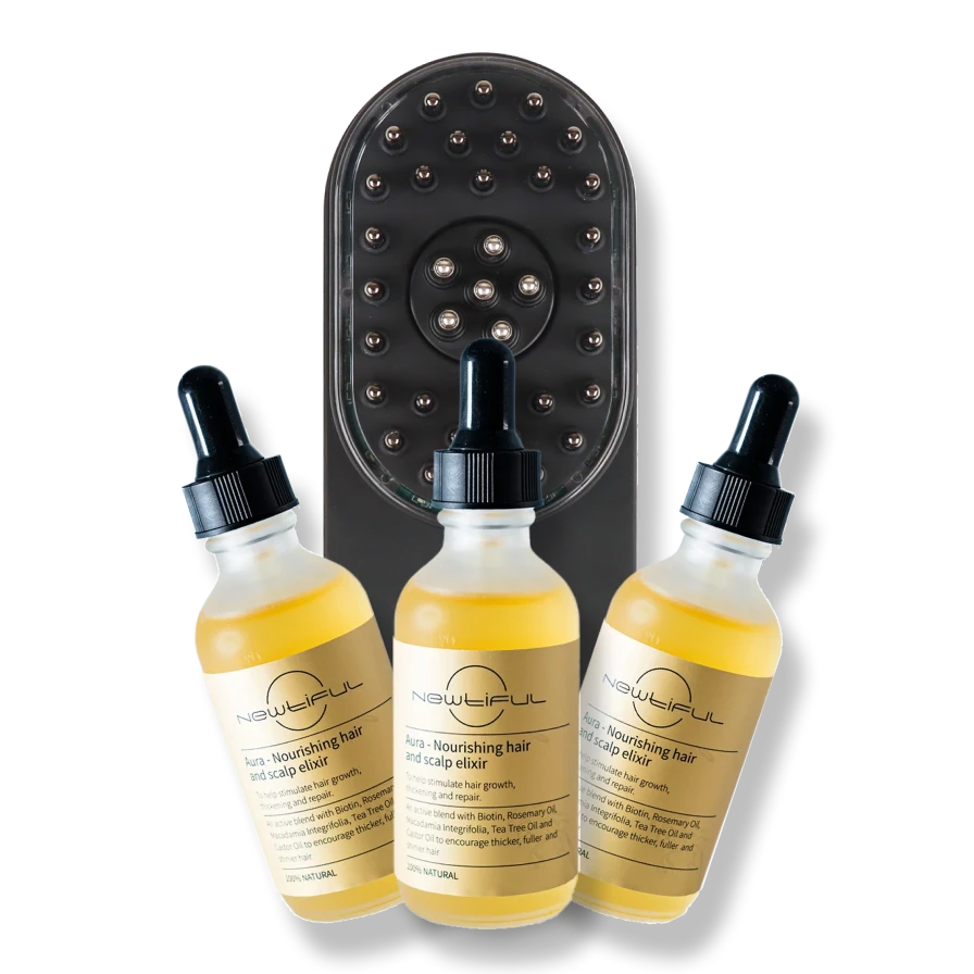 Kit UltraGrow - HairPod™ + 3x élixir capillaire suralimentant